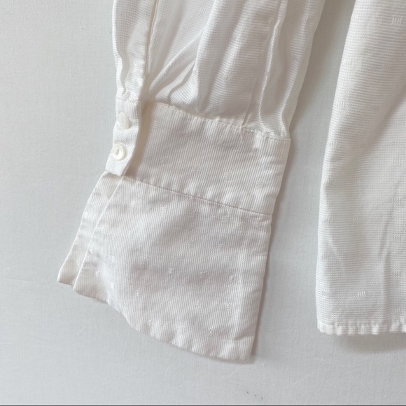 Flatiron Workshop White Cotton Button Up Shirt - Picture 8 of 8